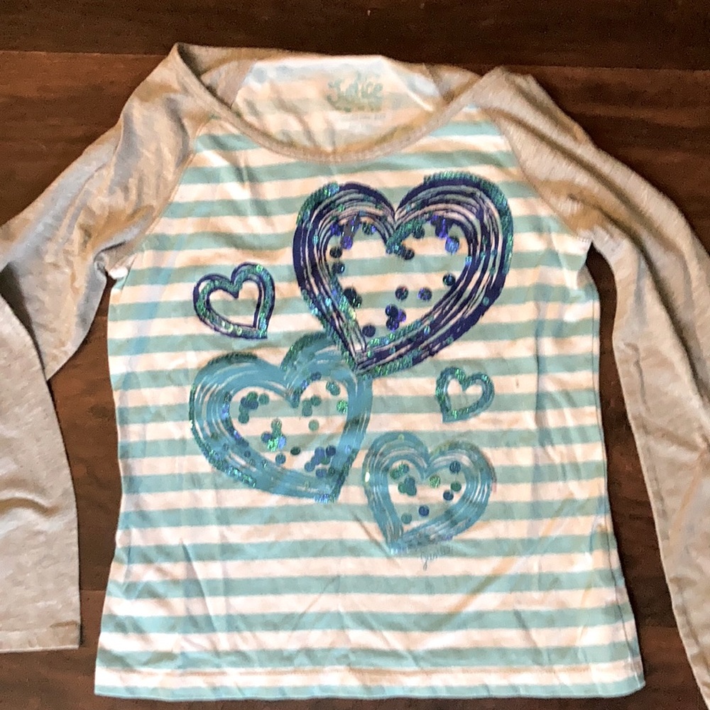 Justice Girls Heart T-Shirt